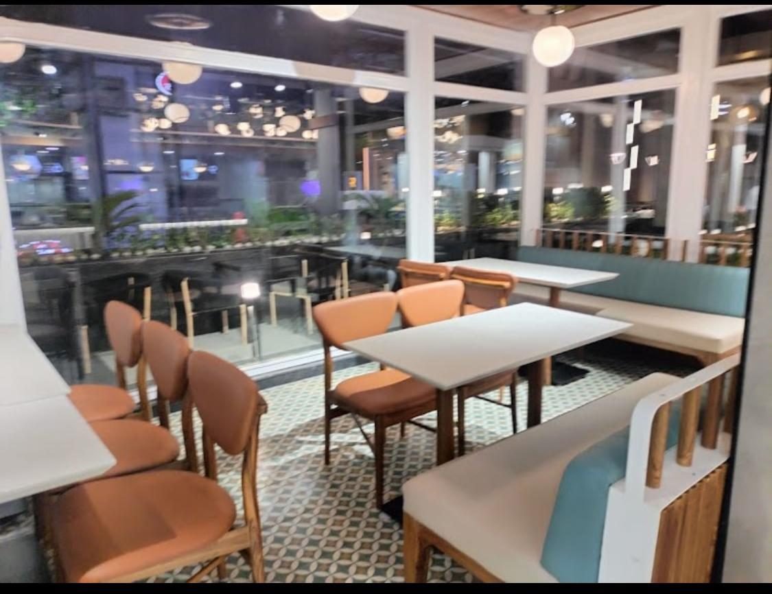Custom cafe seating project