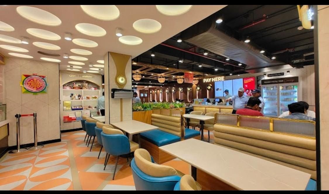 Mall food court furniture, commercial fit-out