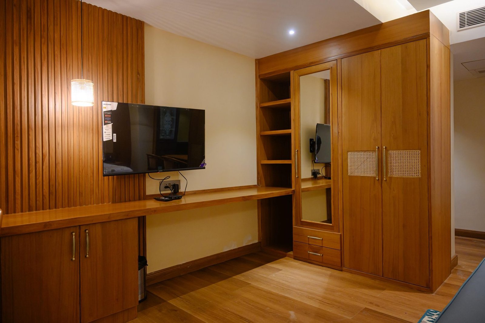 The Shining Sun hotel wardrobe and TV unit furniture, Jorhat