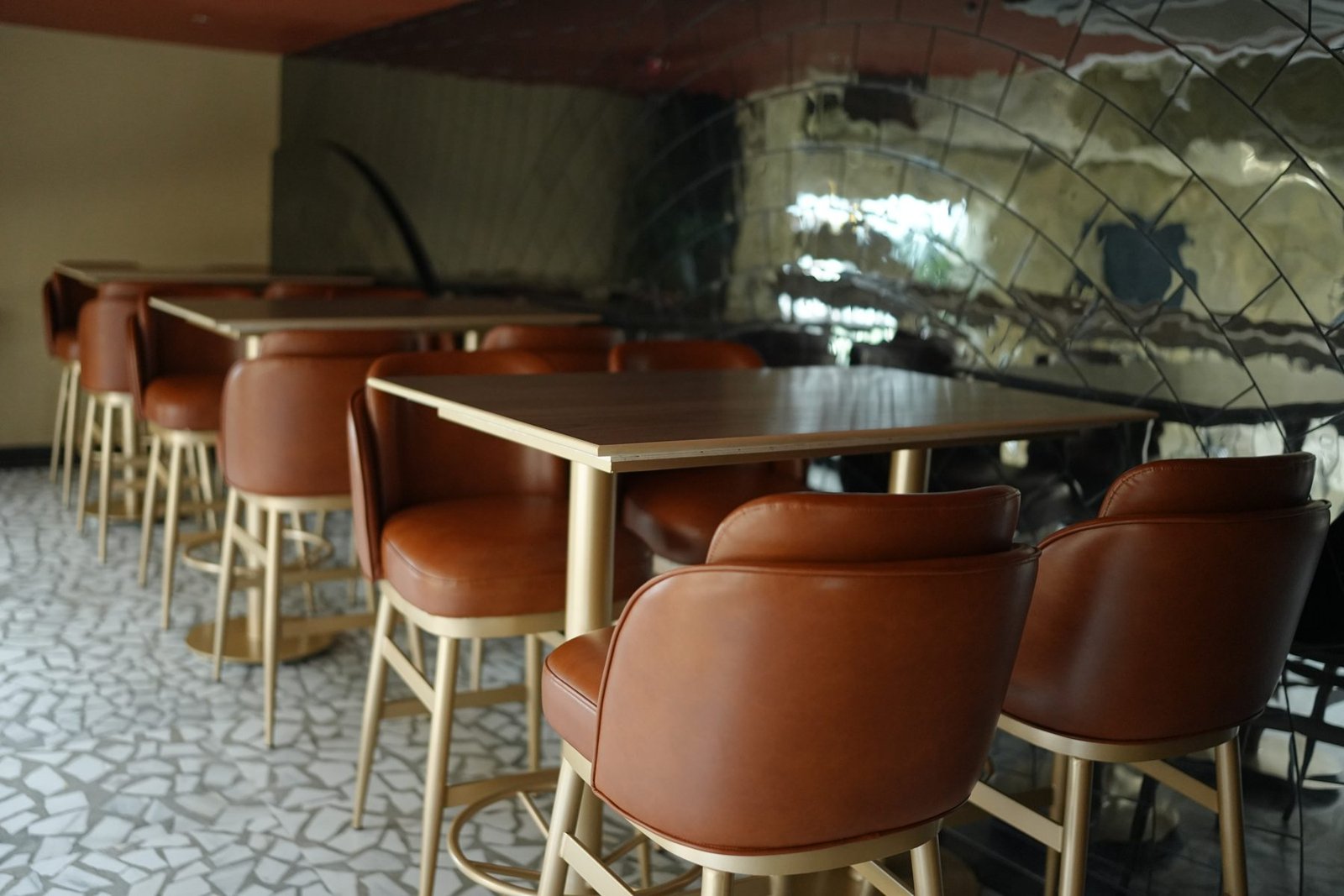 ARKA restaurant bar stools and seating, Guwahati