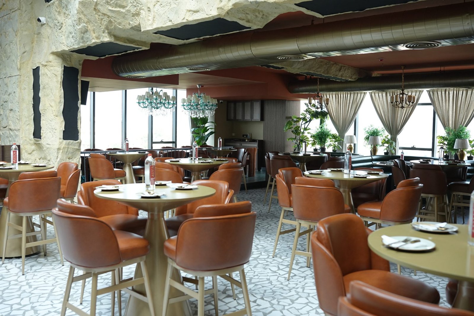 ARKA restaurant rooftop dining furniture, Guwahati