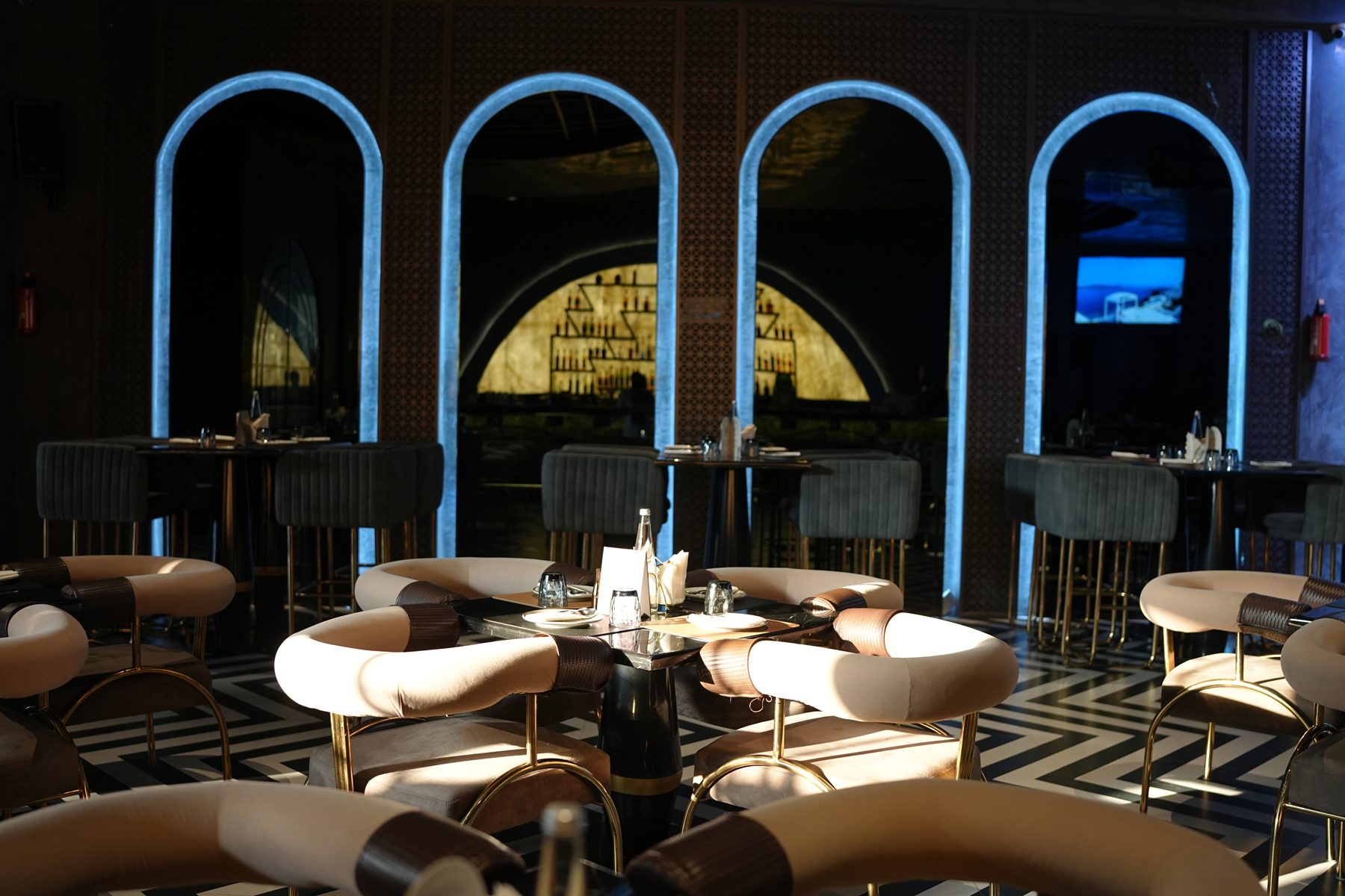 Quench House restaurant lounge furniture, Guwahati